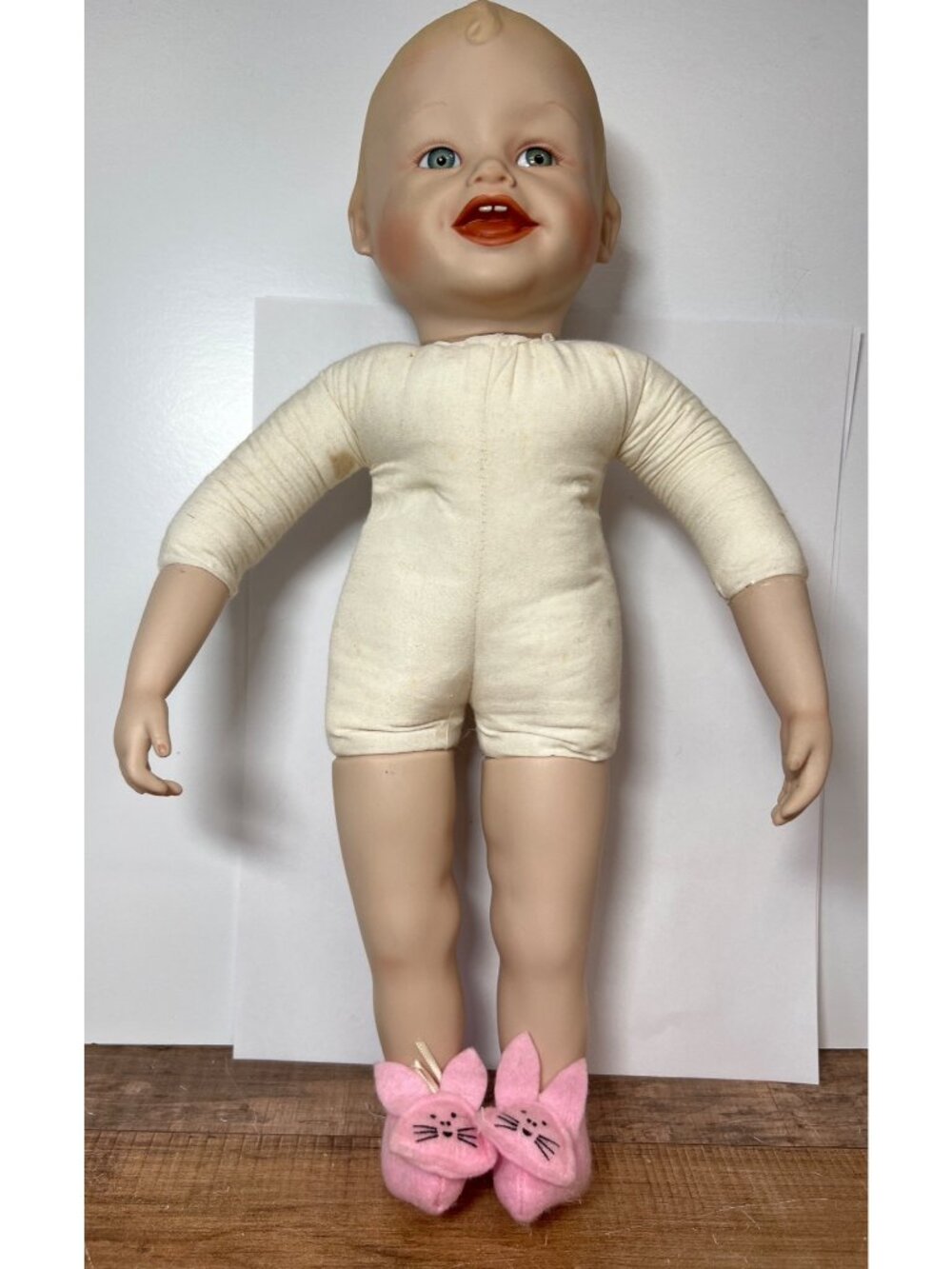 Vtg 1987 14" Tall Edwin Knowles Little Boy Yolanda Bello Doll # 1550F